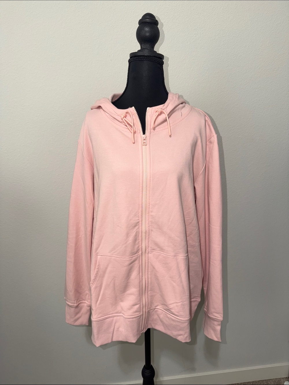Ideology Light Pink Full-Zip Hoodie